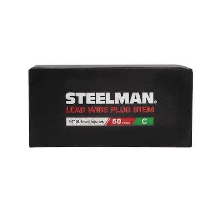 Steelman 1/4" Tire Repair Pull Through Plug with Lead, Box of 50 JSPG8
